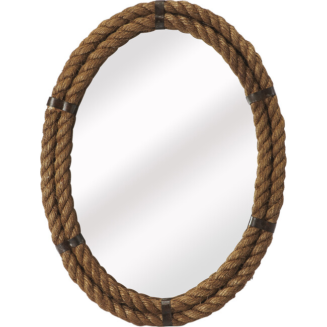 Darby Oval Rope Wall Mirror