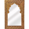 Chevrier Wall Mirror, Wood & Bone Inlay - Mirrors - 1 - thumbnail