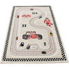 Racer Activity Mat, Cream 100 x 150 - Rugs - 2