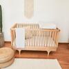 3 Piece Organic Knit Nursery Bedding Set, Desert Mist - Crib Sheets - 5