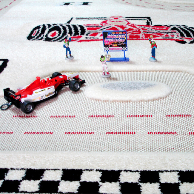 Racer Activity Mat, Cream 100 x 150 - Rugs - 4