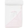 New Dots Towel & Mitt Set, Pink/White - Towels - 2