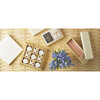 Shagreen Card Case, Cream - Accents - 4
