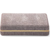 Shagreen Card Case, Chocolate - Accents - 1 - thumbnail