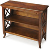 Newport Low Bookcase, Olive Ash Burl - Bookcases - 3