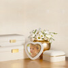 Modern Shagreen Small Jewelry Box, Cream - Accents - 2