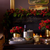 Modern Shagreen Cocktail Tray, Chocolate - Accents - 3