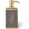 Shagreen Soap Pump, Chocolate - Accents - 1 - thumbnail