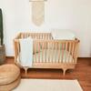 3 Piece Organic Knit Nursery Bedding Set, Succulent - Crib Sheets - 6