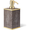 Shagreen Soap Pump, Chocolate - Accents - 2