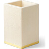 Shagreen Pencil Cup, Cream - Accents - 2