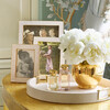 Carina Shagreen Small Round Tray, Bisque - Accents - 2