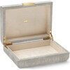 Modern Shagreen Small Jewelry Box, Dove - Accents - 4