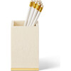 Shagreen Pencil Cup, Cream - Accents - 3