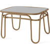 Rattan Rainbow Mini Table, Natural - Accent Tables - 1 - thumbnail