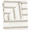 Large Blanket in Striped Linen - Blankets - 1 - thumbnail