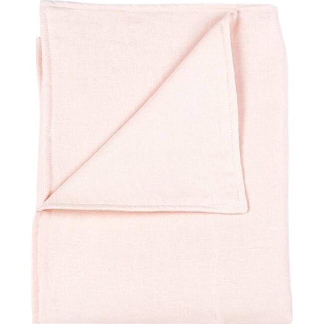 Small Blanket in Pink Linen - Blankets - 1