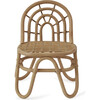 Rattan Rainbow Mini Chair, Natural - Kids Seating - 1 - thumbnail