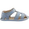 Baby Sandy Sandals, Dusty Blue - Sandals - 1 - thumbnail