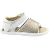 Baby Glam Bub Sandals, Snow White And Gold - Sandals - 1 - thumbnail