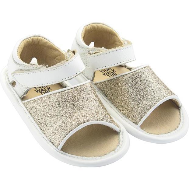 Baby Glam Bub Sandals, Snow White And Gold - Sandals - 4
