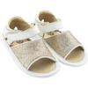 Baby Glam Bub Sandals, Snow White And Gold - Sandals - 4 - thumbnail