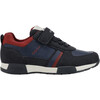 Alfier Sneaker, Navy & Red - Sneakers - 1 - thumbnail