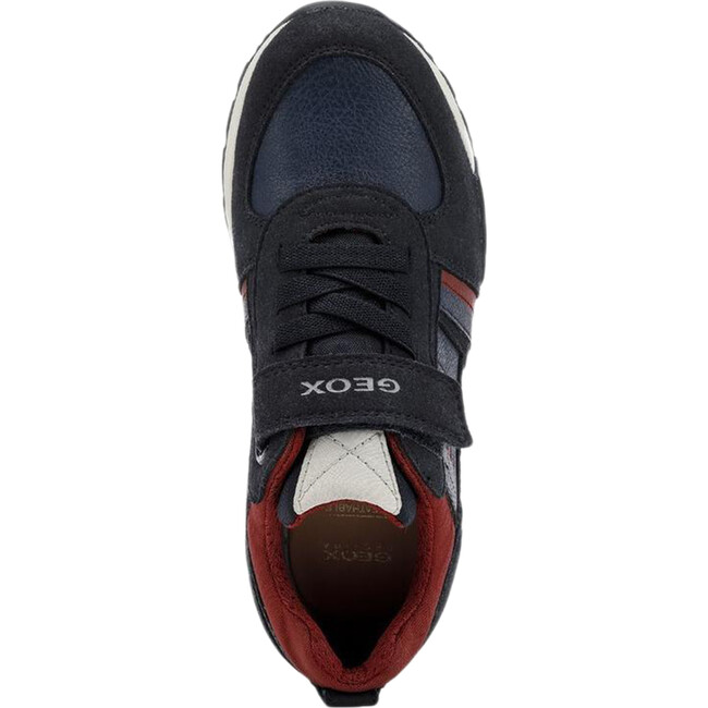 Alfier Sneaker, Navy & Red - Sneakers - 2