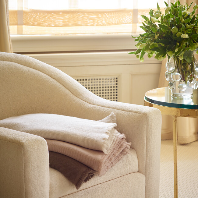 Noe Cashmere Throw, Cinder - Throws - 4