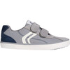 Junior Kilwi Sneakers, Grey & Blue - Sneakers - 1 - thumbnail