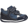Denim Baby Each Boy Shoes, Navy - Sneakers - 1 - thumbnail