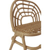 Rattan Rainbow Mini Bench, Natural - Kids Seating - 3