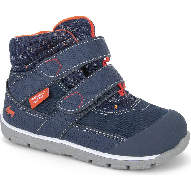 Atlas II, Navy & Red - Boots - 1