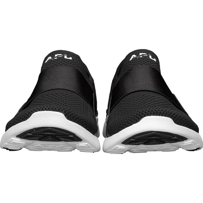 Women's TechLoom Bliss, Black & Black & White - Sneakers - 4