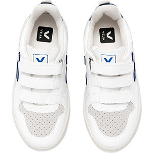 V-10 Velcro Strap Sneakers, Cobalt - Sneakers - 2