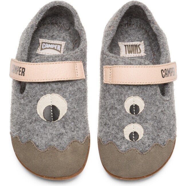 Twins Slippers, Grey - Slippers - 2