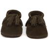 Tassle Suede Moccasins, Brown - Loafers - 2 - thumbnail