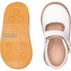 Toddler Mary Jane, White - Crib Shoes - 2