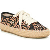 Agonis Teen Espadrille Sneaker, Black Leopard - Sneakers - 1 - thumbnail