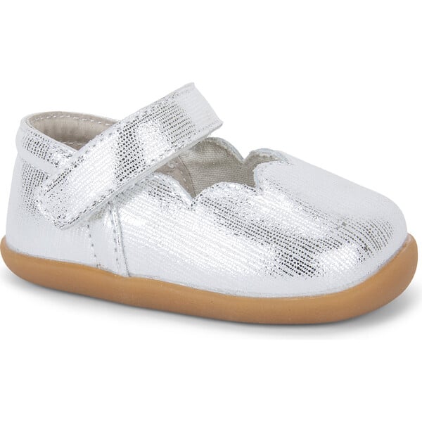 Susie First Walker, Silver See Kai Run Shoes Booties Maisonette