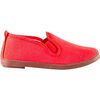 Canvas Slip-On, Red - Slip Ons - 1 - thumbnail