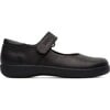 Spiral Comet Ballerinas, Black - Slip Ons - 1 - thumbnail