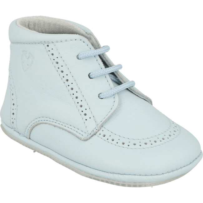 Sevilla Lace Up Bootie, Sky - Booties - 1