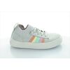 Sams Knit Rainbow Sock Sneaker, Silver & Rainbow - Sneakers - 1 - thumbnail
