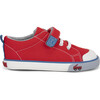 Stevie II Sneaker, Red - Sneakers - 3 - thumbnail