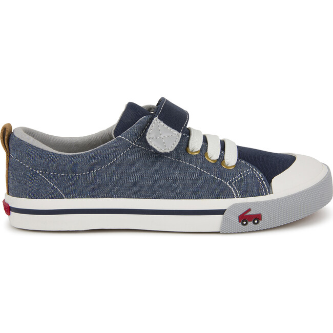 Big Kid Stevie II Sneaker, Chambray - Sneakers - 3