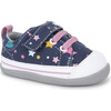 Stevie II, Navy & Stars - Sneakers - 1 - thumbnail