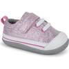 Stevie II First Walker, Pink Glitter - Sneakers - 1 - thumbnail