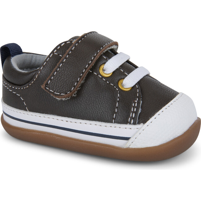 Stevie II First Walker, Brown Leather - Sneakers - 1