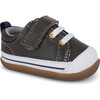 Stevie II First Walker, Brown Leather - Sneakers - 1 - thumbnail